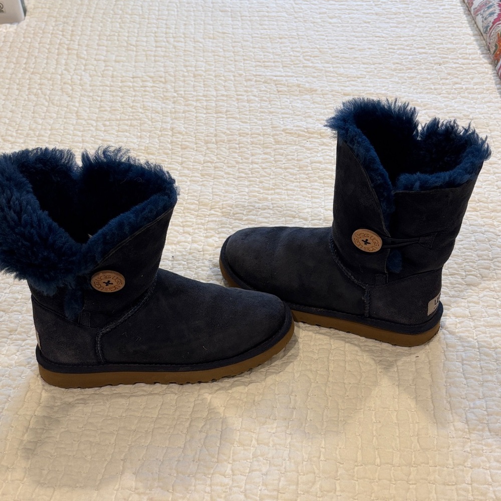 UGG Navy Blue Winter Boots
